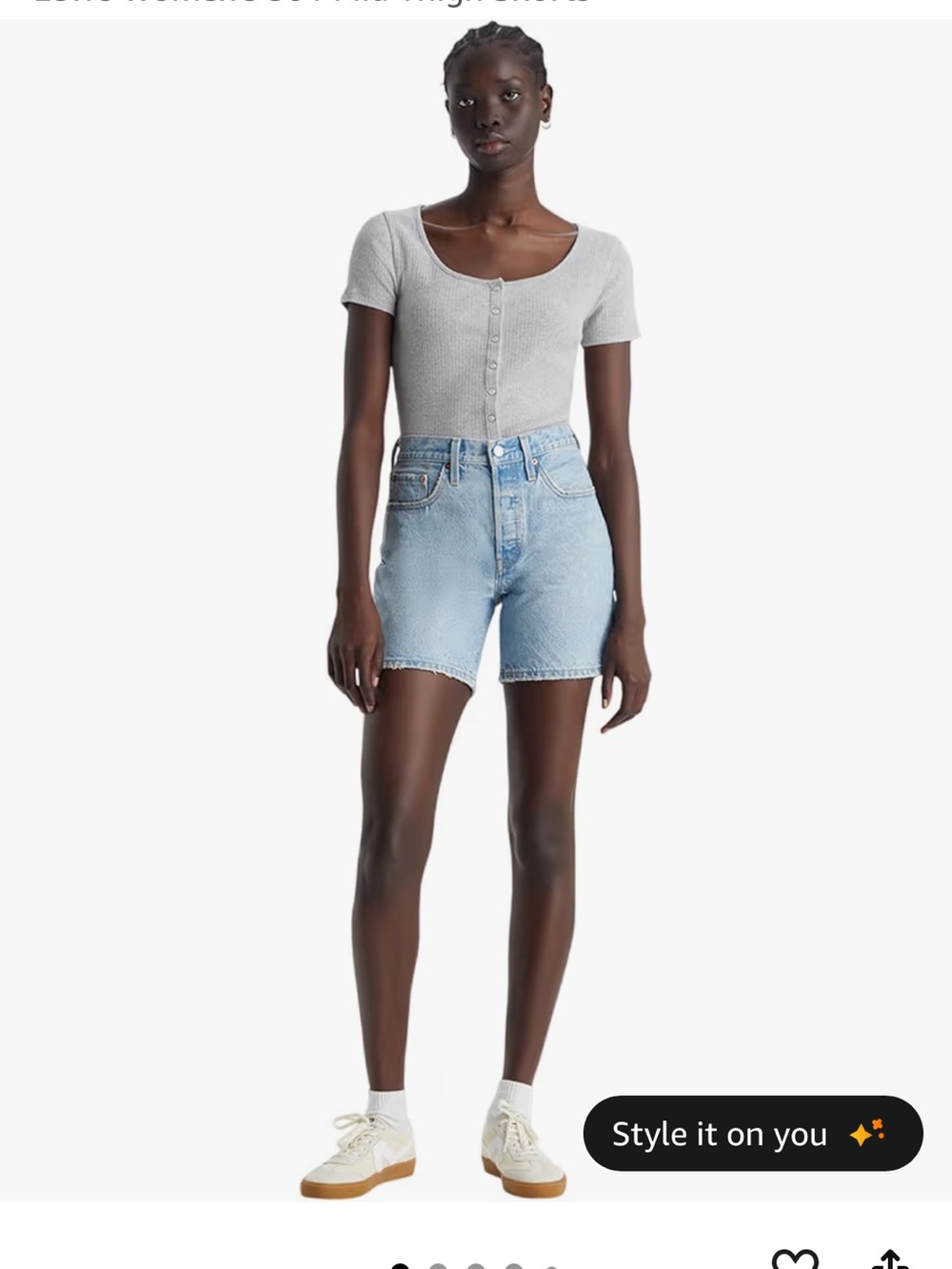 Levi's 501 Mid Thigh Shorts